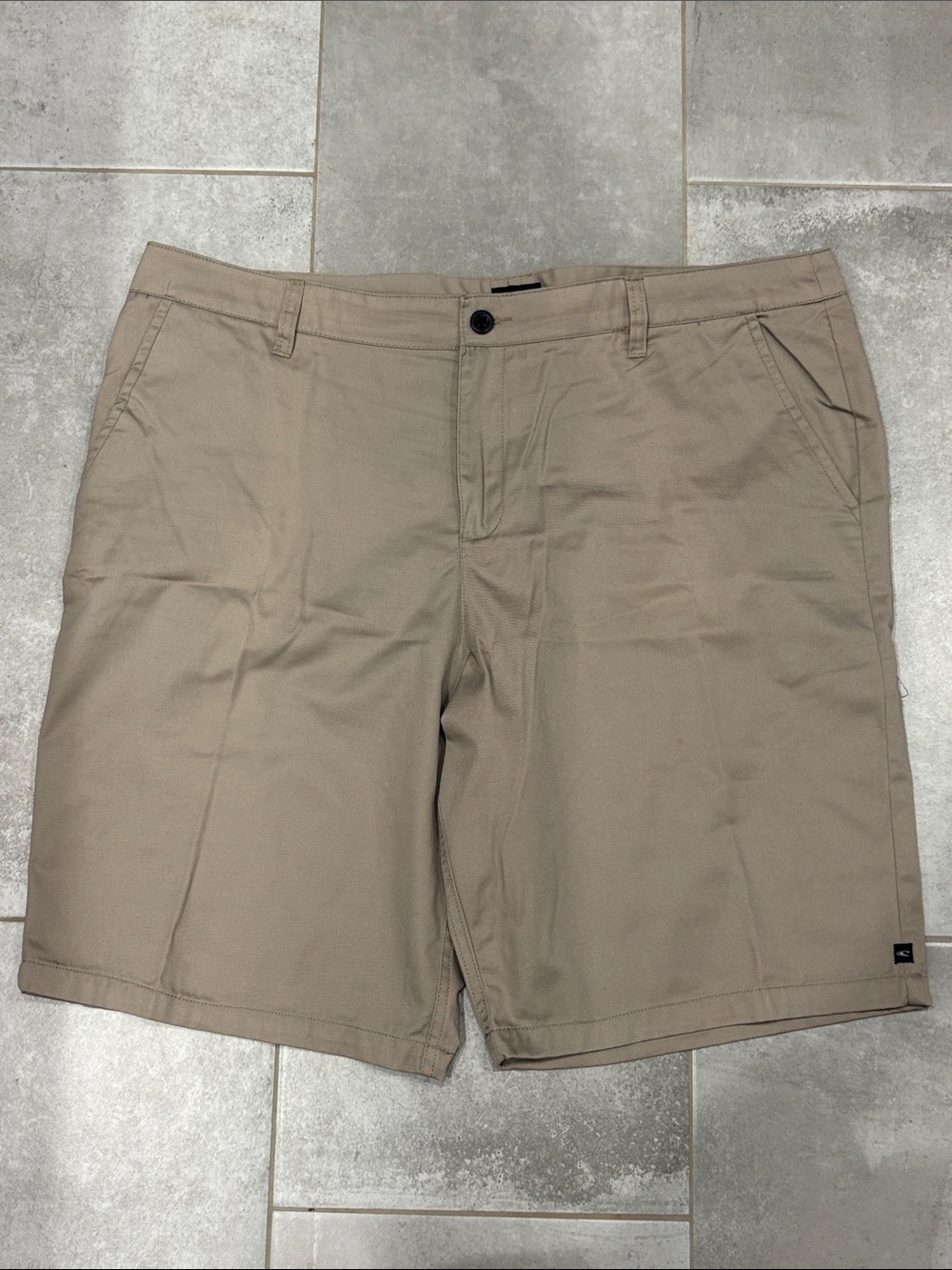 Oโneill Men's Casual Chino Shorts in Khaki Size 42